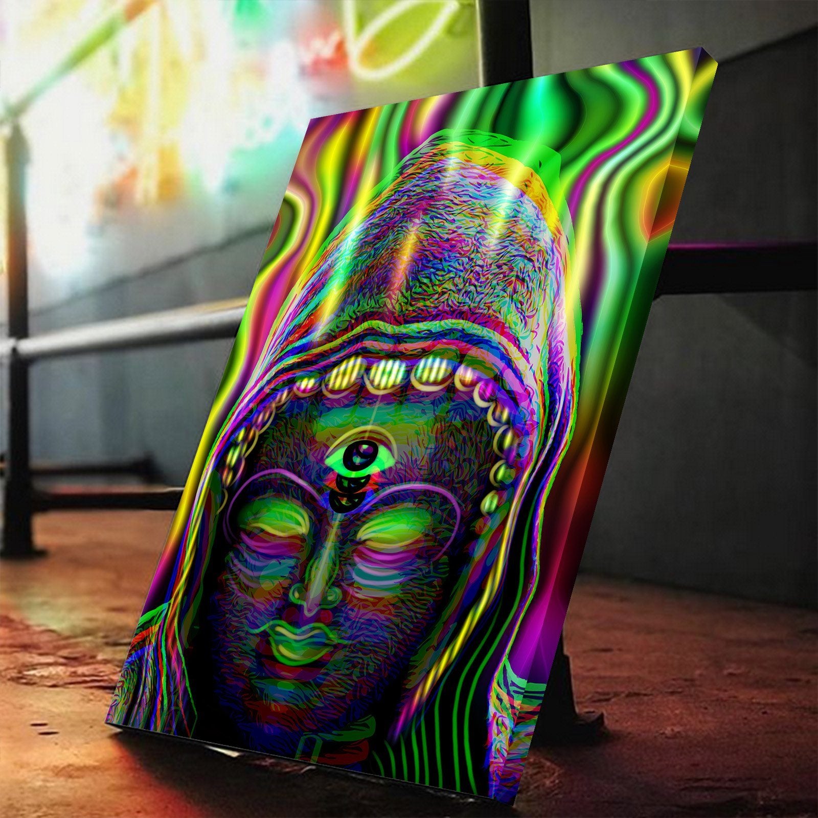 Woke Buddha Premium Art