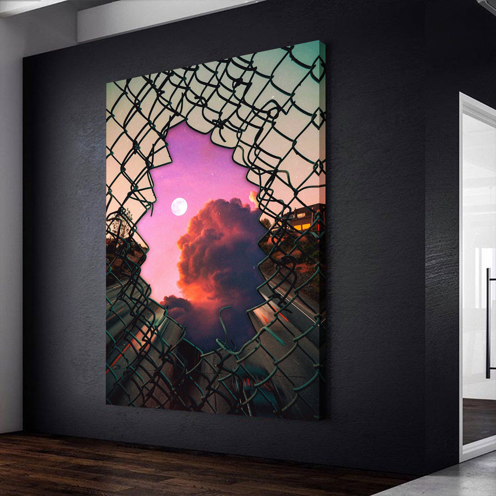 The Other Side of the Fence Premium Art