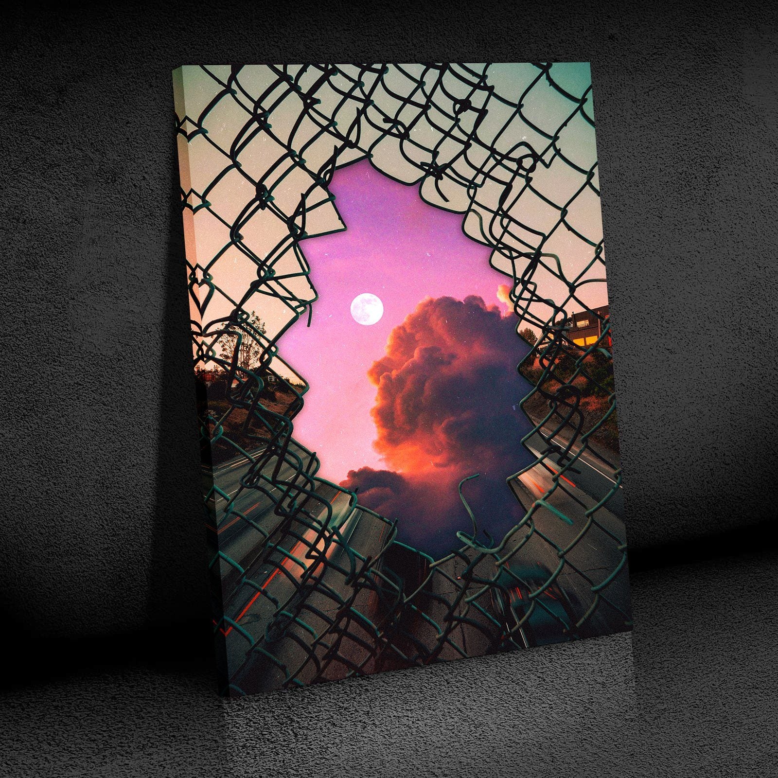 The Other Side of the Fence Premium Art